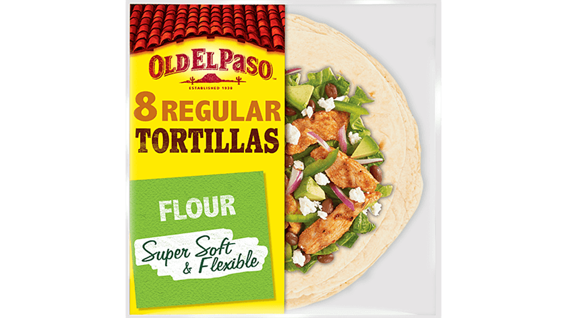 8 REGULAR FLOUR TORTILLAS